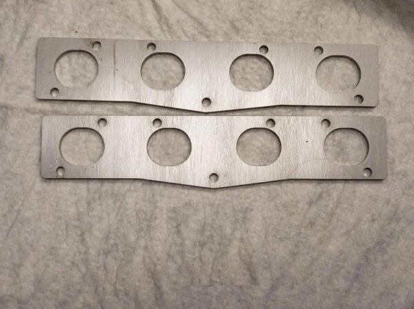 MOPAR 331 354 392 EARLY HEMI STAINLESS EXHAUST HEADER FLANGES (PAIR, 3/8" THICK)